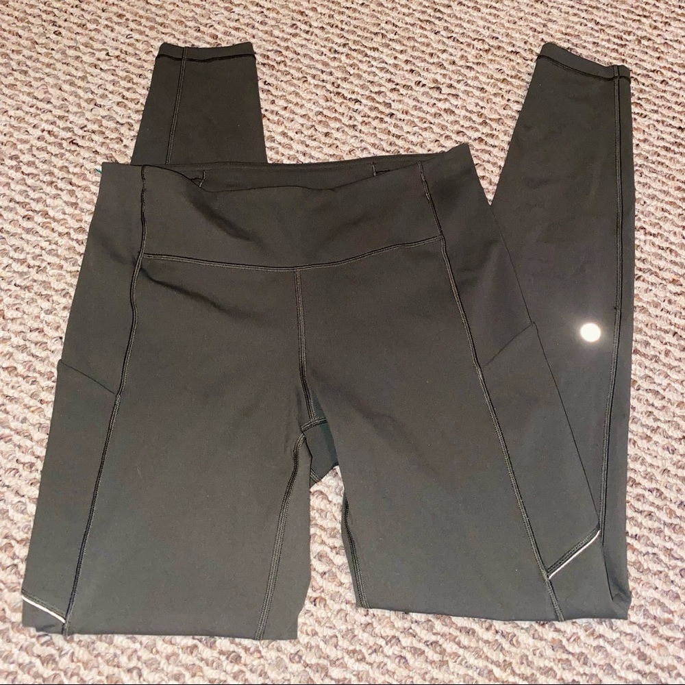 NWOT Khaki Green Lululemon Leggings